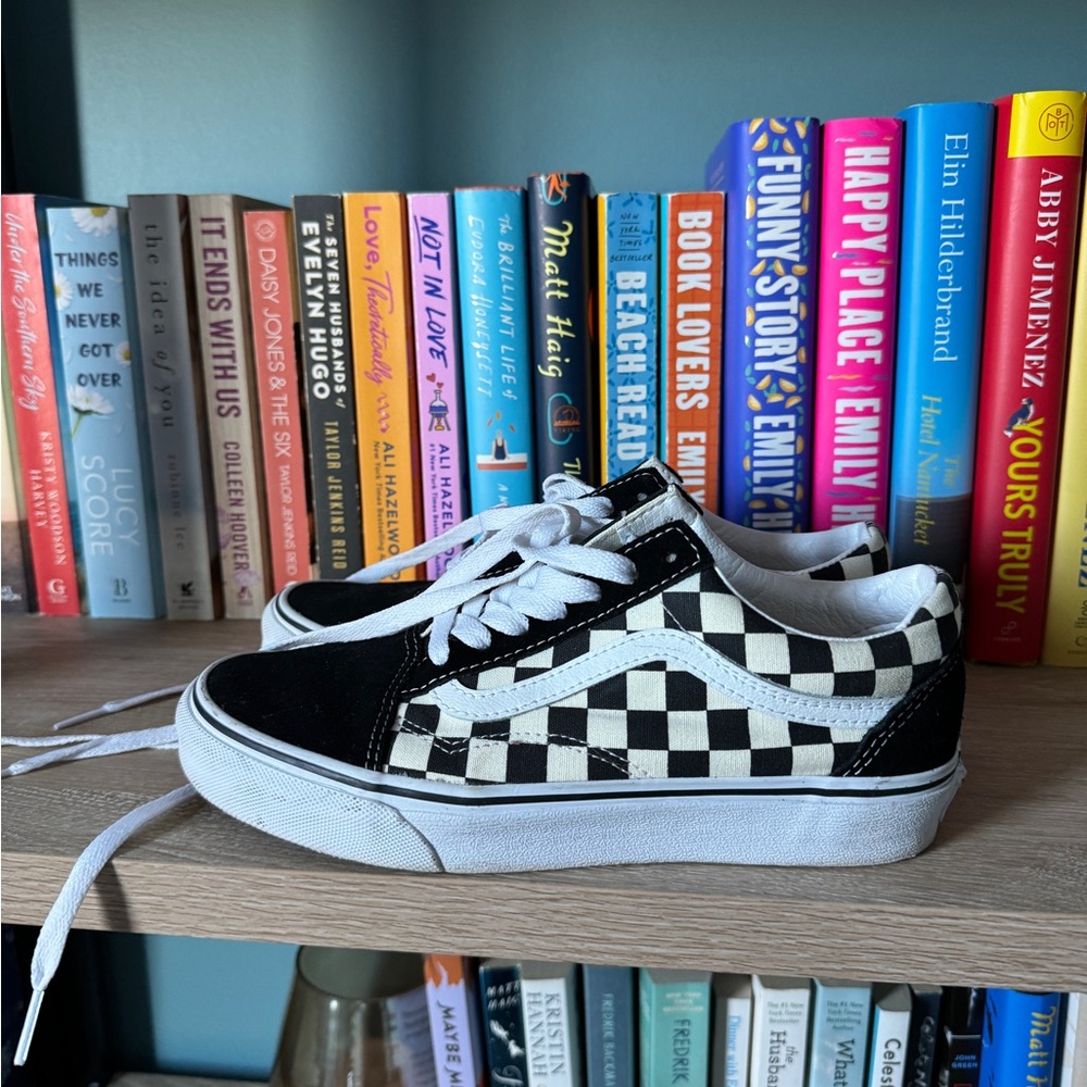 Old skool checkered Vans